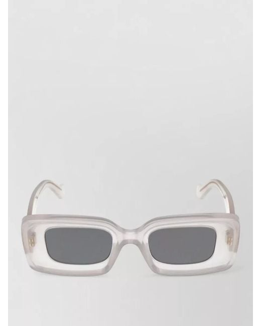 Loewe Gray Rectangular Sunglasses Lw40101I 22 140