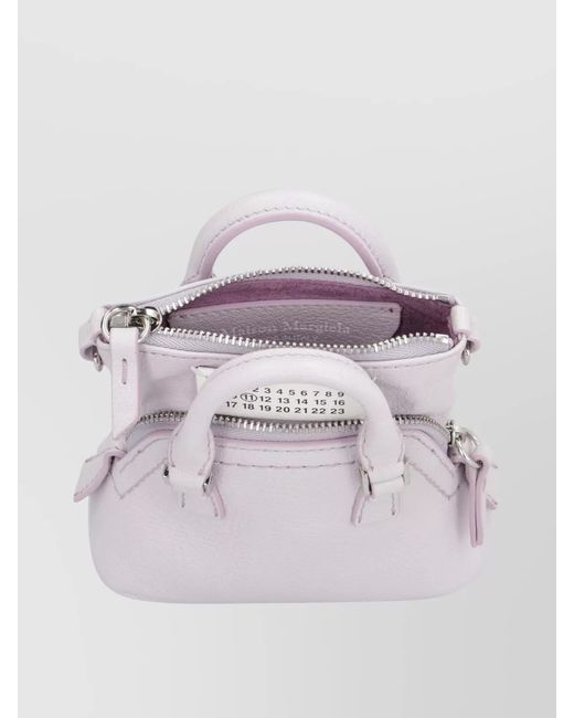 Maison Margiela Gray 5Ac Classique Baby Leather Crossbody Bag