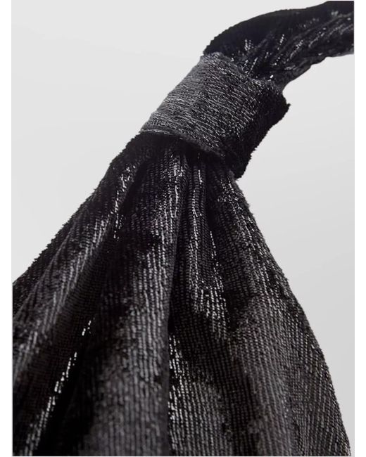 Lardini Black V-Neck A-Line Maxi Dress