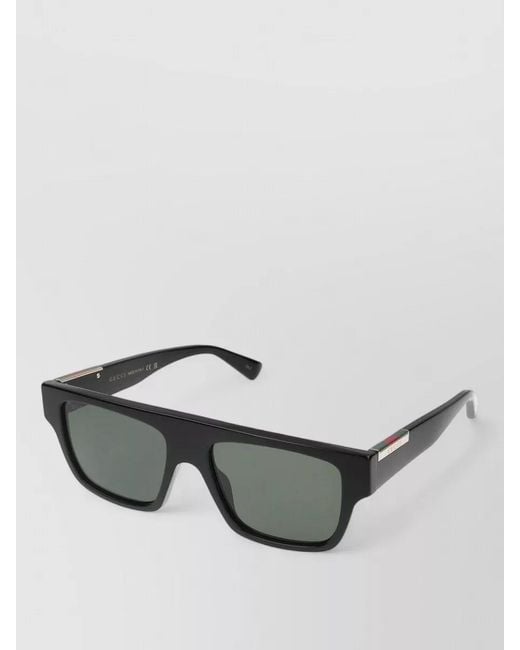 Gucci Metallic Sunglasses Gg1960S 002 Square Frame for men