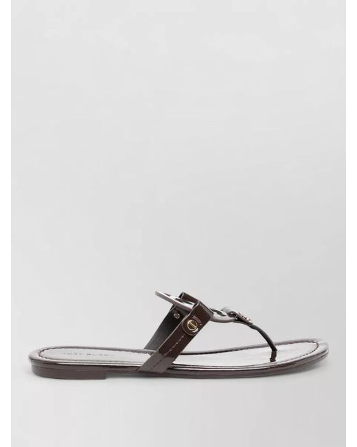 Tory Burch Multicolor Leather Flat Sandals