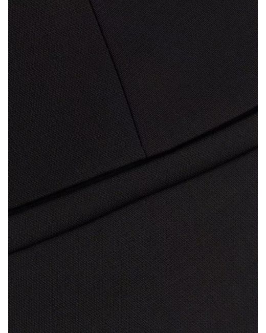 Sportmax Black Pleated Tailored Trousers