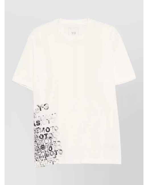 Y-3 Natural Cotton T-Shirt for men