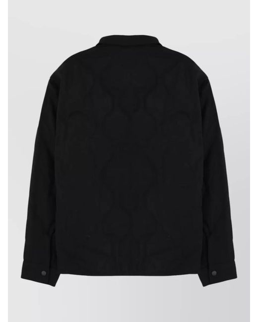 HUGO Black Cotton Overshirt for men