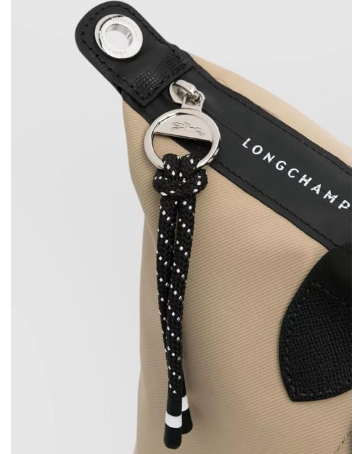 Longchamp Metallic Tote Bag Adjustable Strap Top Handle