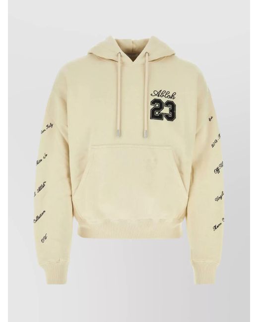 Off-White c/o Virgil Abloh Natural Cotton Sweatshirt for men