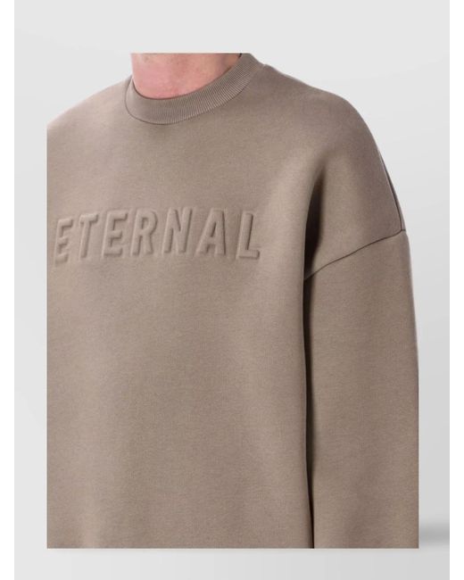 Fear Of God Natural Ribbed Relaxed-Fit Sweatshirt for men