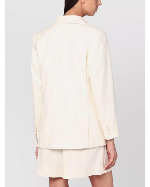A.P.C. Natural Cotton Double Breasted Jacket