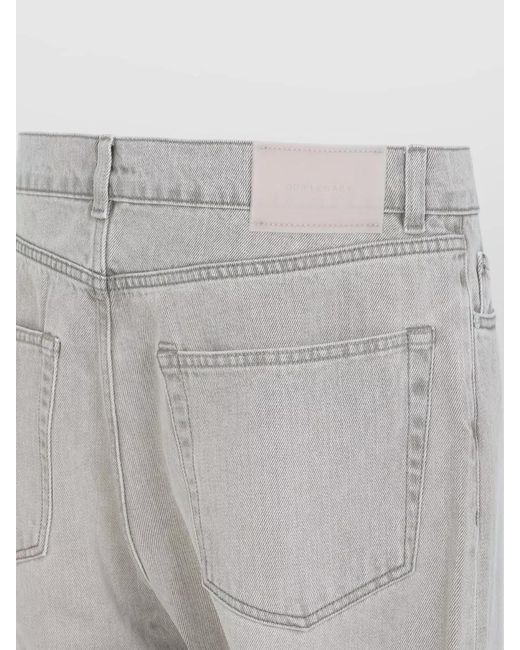 Our Legacy Gray Denim Straight-Leg Jeans for men