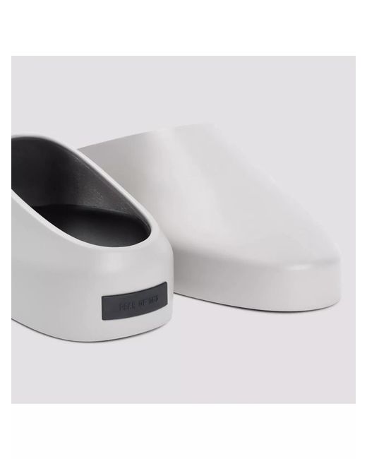 Fear Of God White California Round Toe Mule Sneakers for men