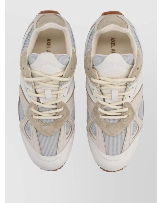 Axel Arigato Natural Leather Low-Top Sneakers
