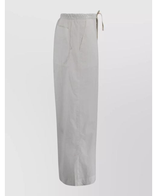 Soeur White Hugues Drawstring Wide Leg Relaxed Trousers