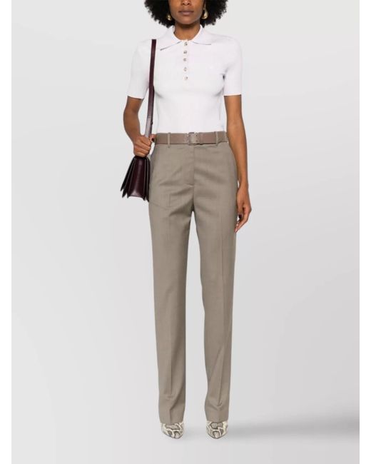 Golden Goose Deluxe Brand Gray Virgin Wool Relaxed-Fit Straight Trousers