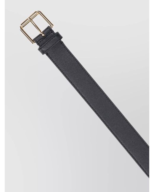 Givenchy White Leather Long Belt