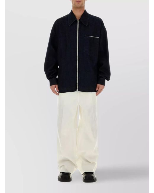 Dolce & Gabbana Blue Denim Regular-Fit Jacket for men