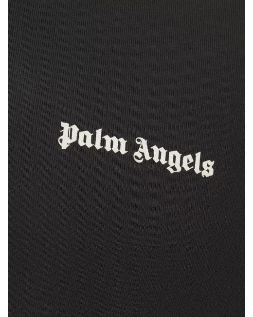 Palm Angels Black Track Jacket for men