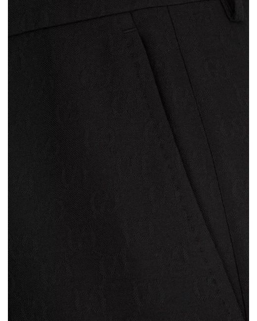 Gucci Black Tailored Polyester Blend Pants Belt Loops for men
