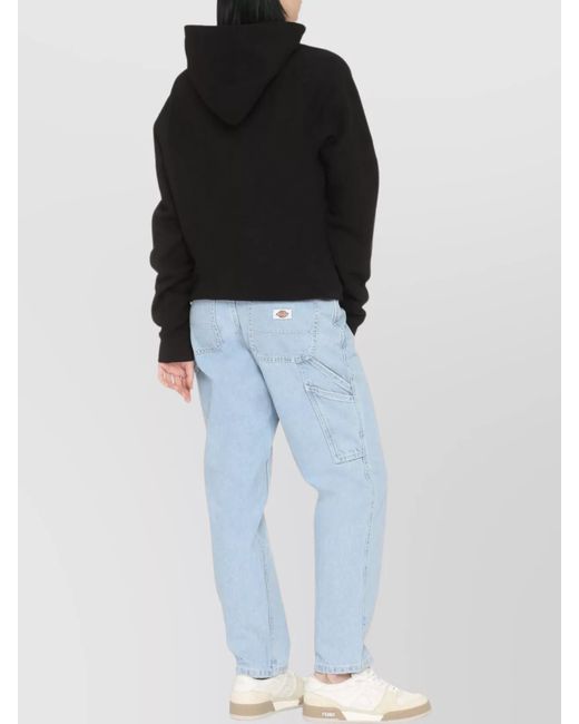 Saint Laurent Blue Cotton Hoodie