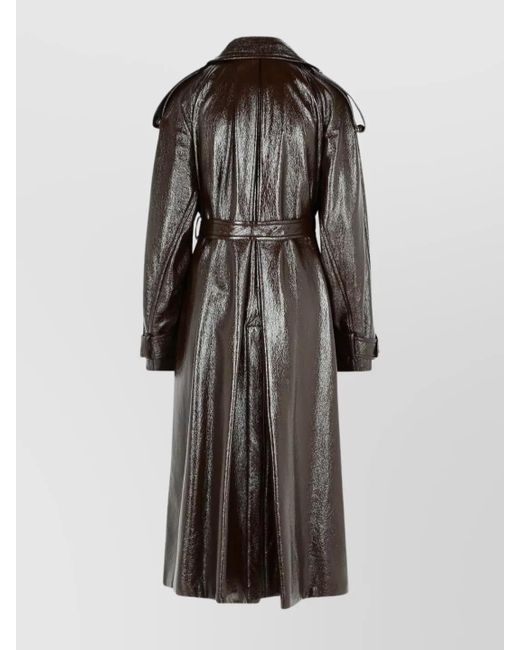 Sportmax Multicolor Cotton Long Trench Coat