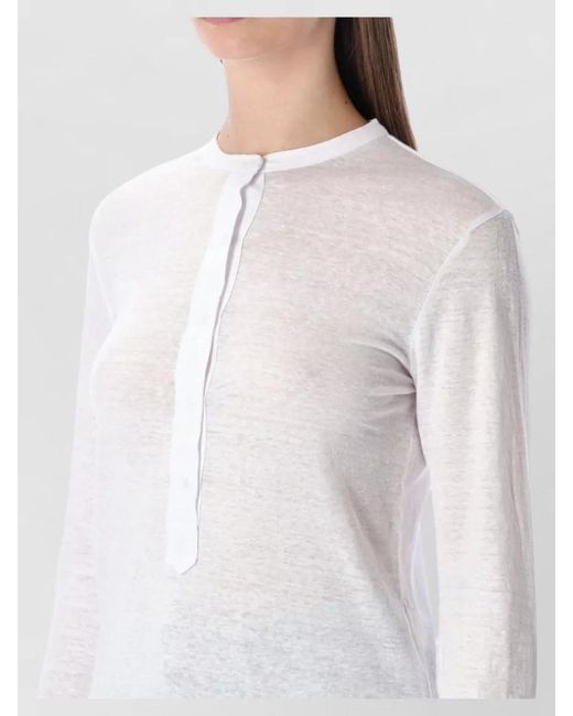 Isabel Marant White Marant Étoile Lucy Linen T-Shirt