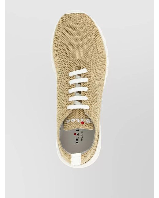 Kiton Natural Cotton Low-Top Sneakers for men