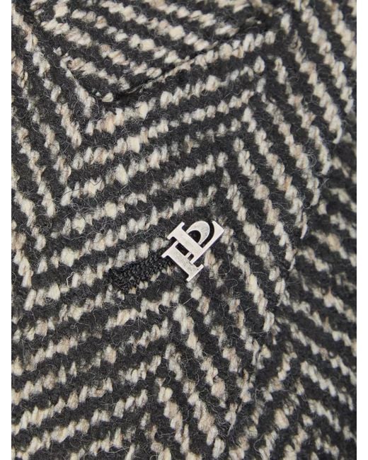 Tagliatore Black Double Breasted Pino Lerario London Coat for men