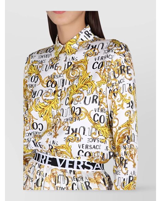 Versace Jeans Couture Multicolor Printed Shirt
