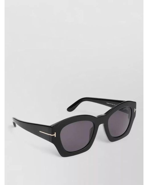 Tom Ford Metallic Sunglasses Square Frame Ft1083 Gradient Lenses