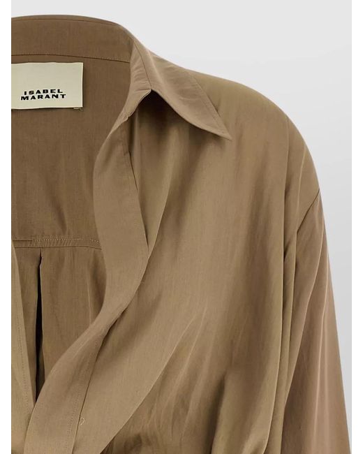 Isabel Marant Natural Keren Tailored Blazer Jacket Collared Neck