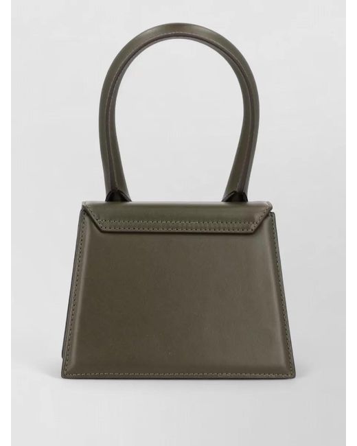 Jacquemus Green Le Chiquito Leather Cross-Body Bag