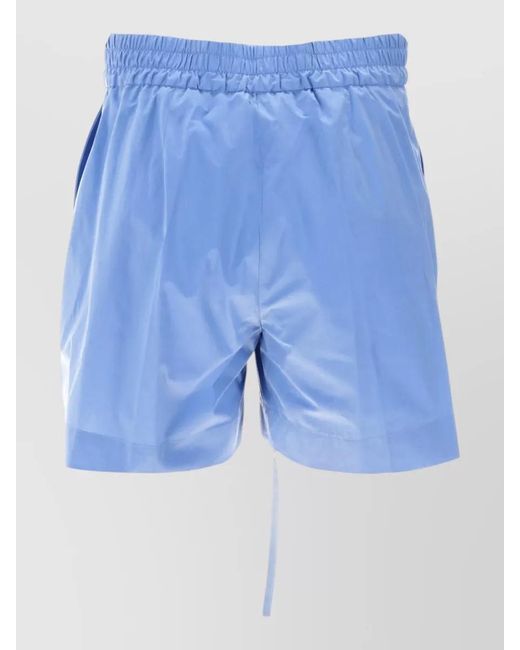 P.A.R.O.S.H. Blue Knee-Length Shorts
