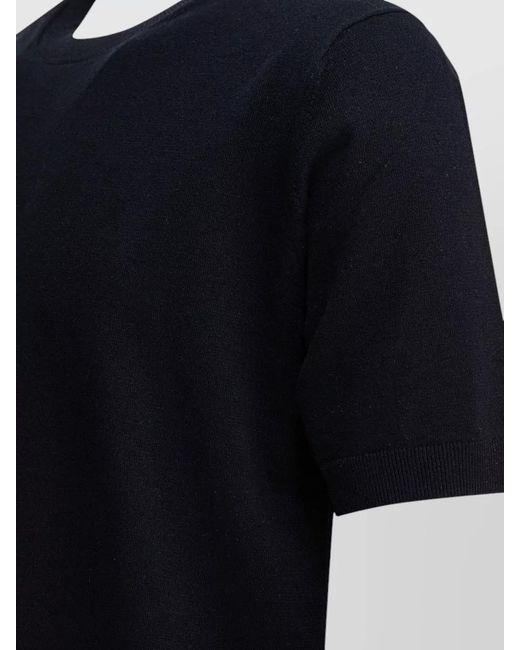 Norse Projects Black Linen Cotton Jumper for men