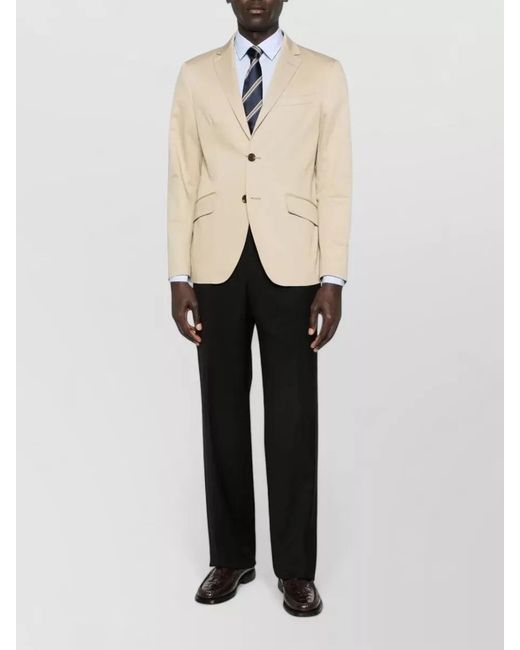 Etro Natural Roma Single Breasted Cotton Tailored Blazer for men