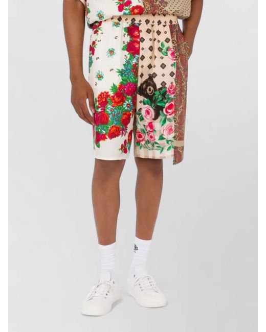 Moschino Silk Tailored Shorts for men