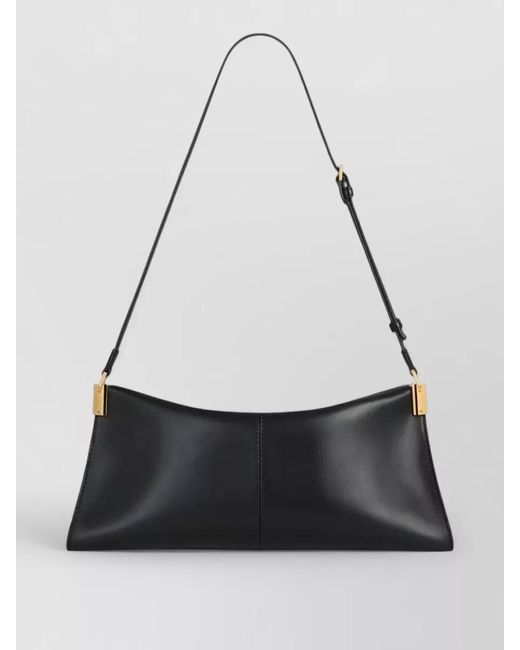Balmain Black Na Leather Clutch Bag