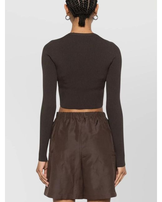 Max Mara Black Knitted Top