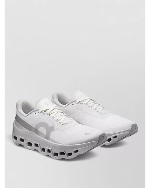 On Shoes White Cloud Runner Mesh Lightweight Performance Sneakers