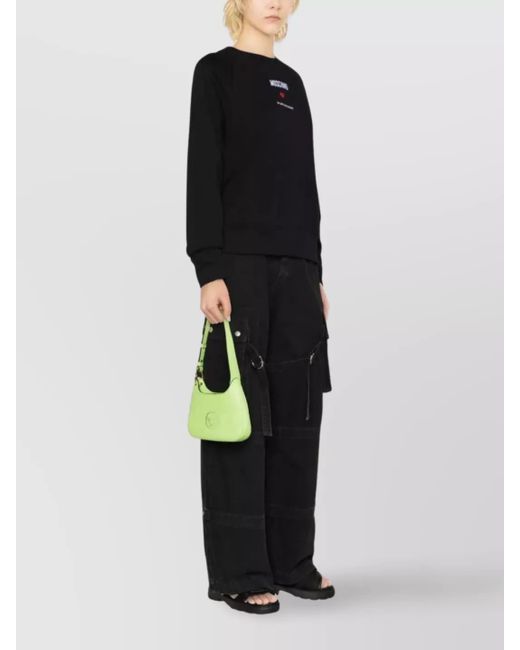 Moschino Black Cotton Sweatshirt