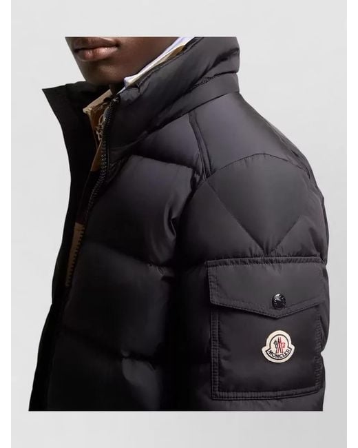 Moncler Black Maya Matte Short Down Jacket for men