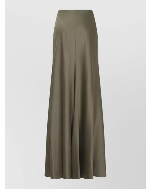 Ralph Lauren Green Masina A Line Skirt High Waist Maxi