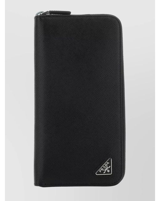 Prada Black Leather Wallet for men
