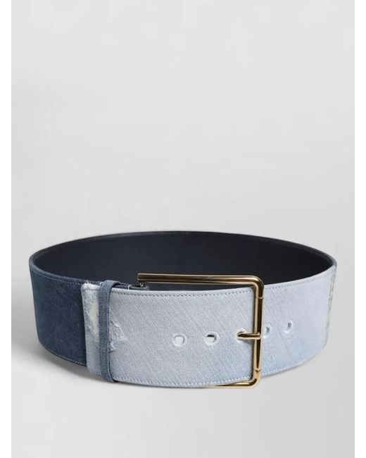Dolce & Gabbana Blue Denim Belt