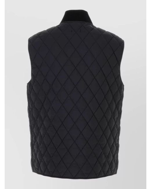 Burberry Black Nylon Padded Vest for men