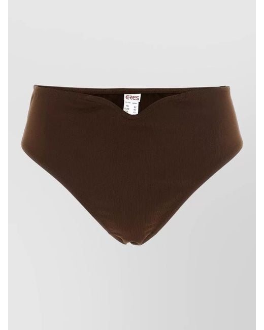 Eres Brown Prestance High-Waist High-Leg Bikini Briefs