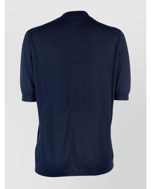 Bottega Veneta Blue Cashmere T-Shirt