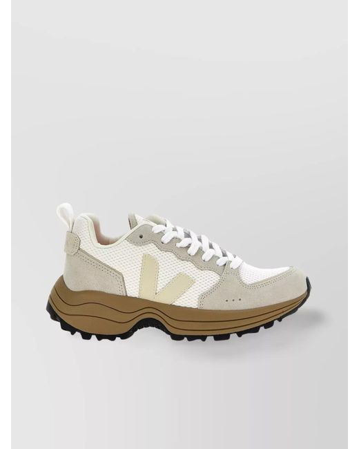Veja Metallic Recycled Polyester Venutri Ii Low-Top Sneakers