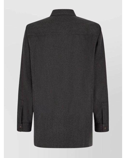 Gucci Black Wool Shirt for men