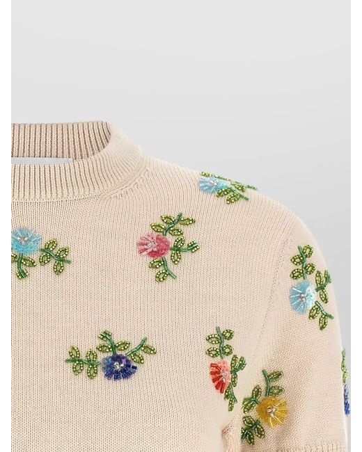 Rabanne Natural Beaded Jumper