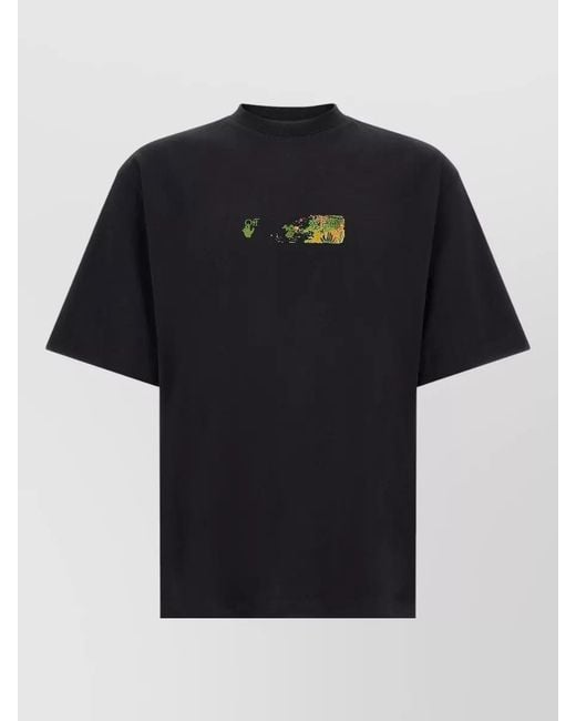 Off-White c/o Virgil Abloh Black Arrow Spices Skate Crew Neck T Shirt for men