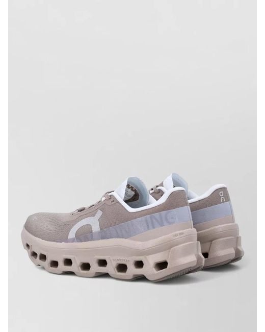 On Shoes Gray Cloud Performance Lace Up Running Shoes